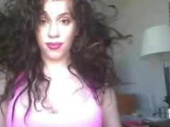 Amateur heiß Transvestit Tanzen der Webcam Fans