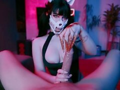 Mollyredwolf testet Sie. Versuche nicht zu kommen. Tittyfuck, Domina, Handjob, Creampie