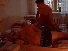 Blindfold, russisch sexwife, 3some