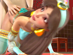 Anime 3d, 3d princess, aladdín