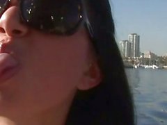 Micah Moore amateur girlfriend in bikini and with tattoo doing blowjob