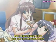 Teen anime gets fingered, fucked, eats cock and gets tied up in bed