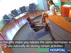 FakeHospital Krankenschwester heilt Bolzen Depression, indem sie ihn cum auf ihre Muschi