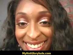 Black chick blowjob session 8