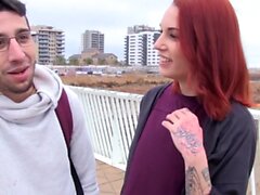 Pornstars espanhol Max Cortes e Silvia Rubi Take Rasey Guy