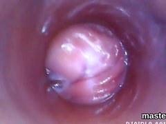 Wicked czech gatinho abre sua vagina apertada para o incomum