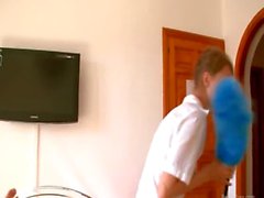 Our first blowjob and cum swallow