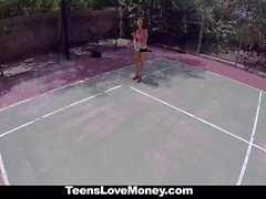 TeensLoveMoney Tennis Slut Fucks For Cash