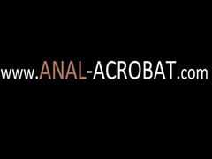 Трое Anal женщины гимнасты dildoing задний проход