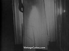 Popüler Bang ve Oral Seks Yatma vakti ( 1930'lar Vintage bölgesinde ) öncesinde
