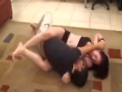 She forced him to wrestle her