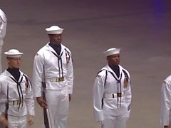 İnanılmaz bir Amerika Birleşik Devletleri Donanması Merasim Bekçi Tur