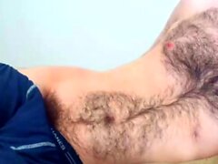 Hardcore cumshot of a gay