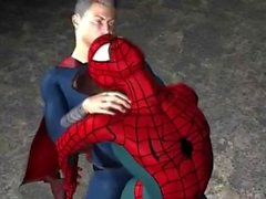 Superman Fucks Spiderman