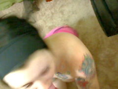 Tattoo handjob, homemade sextape, babe