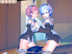 REM RAM FELIX HENTAI, 3D NOUVEAU, RE