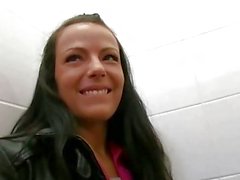 Schönes Hobby Euro Mädchens Badezimmer Sexual