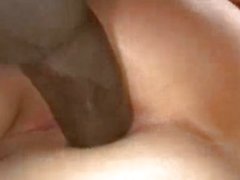 Chelsie Rae accepts a black cock anal creampie