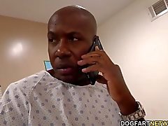 Nurse Sky Rodgers takes big black cock