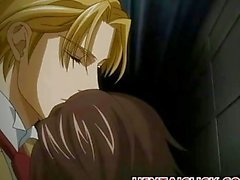 Anime gay having anal tearing cock juice fuck