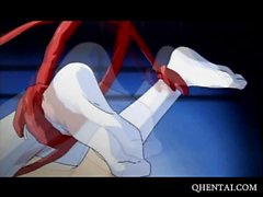 Anime сексуальной рабыней , завернутые в щупальцами и DP