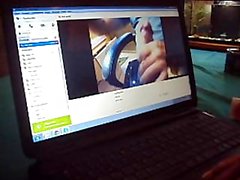 SIMATRA von Skype Ehrung Mein Arsch analen spielen, Wichsen und Sperma figering