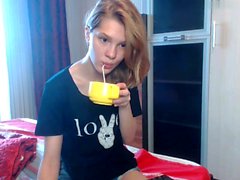 Ados High School Webcam Striptease maison 18yo