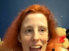 Pretty Redhead webcam masturbation show