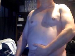 grandpa cum on webcam