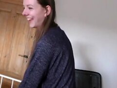 Rebeka Using A Thick Long And Veiny Dildo To Orgasm In