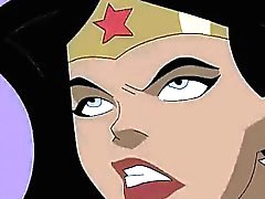 Супергерой хентай - Чудо Женщина VS Капитан Америка