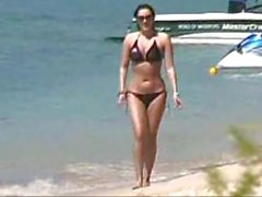 Martine McCutcheon - bikinisetti ranta