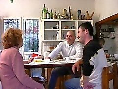 Old french mature offers her ass