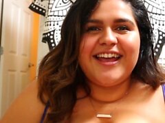 Deepthroating Amateur BBW POV'da berbat