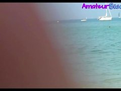 Nudiste Amateur Voyeur Plage Close-Up Video