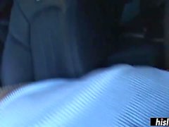 Alektra Blue sucks her man off in his car