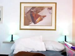 Latina webcam girl masturbate cremoso Dildi orgasm anali