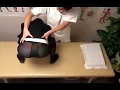 Японский массаж с аппликацией киски