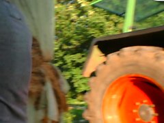 German blonde girl next door teen fuck at a farm