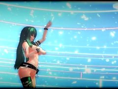 baile sexy MMD largo Cordero Yuka Kazami