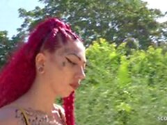 tedesco scout - folle Redhead teen pantera ripresa sex di fusione