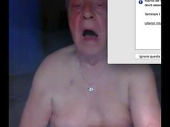 grandpa play on webcam