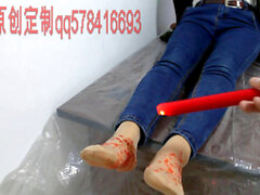 Pies de nylon, tortura del pie chino, tortura de pies de fuego