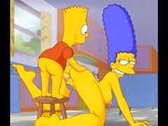 Simpson Hard # 1 Bart scopata Marge Cartoon Home di di HD