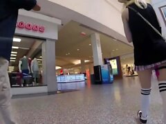 Amateur princesses voyeur fucking in public place