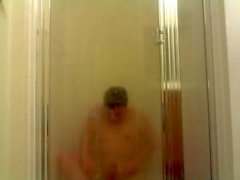 Taking a shower