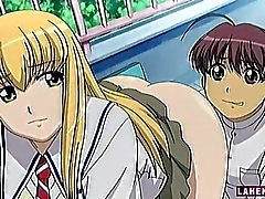 Hentai schoolgirl gets fucked in a hentai video
