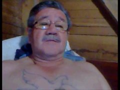 Grandpa calientes sexy masturba por la webcam