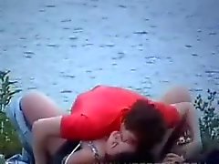 Chubby 20yr old Fucking at the Lake