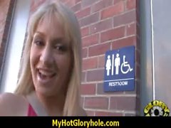 Gloryhole interracial oral sex 20